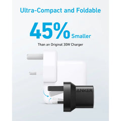 A Photo Of Anker Powerport 323 - 33W USB C Charger | AN.A2331K11.BK