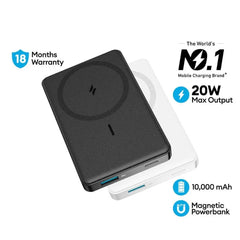 A Photo Of Anker Power Bank 334 MagGo 10000mAh MagSafe Battery Portable Charger