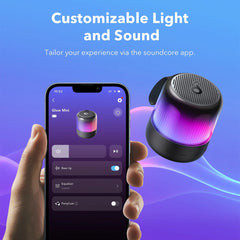 A Photo Of Anker Soundcore Glow Mini - Bluetooth Speaker with 360° Sound and LED Lights