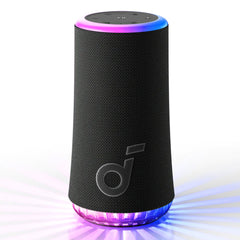 A Photo Of Anker Soundcore Glow - Portable Speaker with 30W 360° Sound and LED Light Show