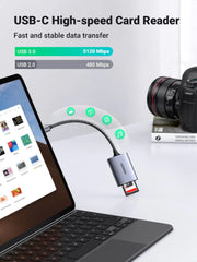 A Photo Of Ugreen 2 in 1 USB C SD Card Reader | CM401