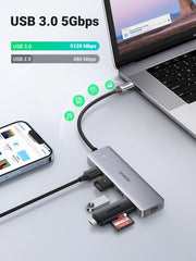 A Photo Of Ugreen 4 Ports USB C Hub | CM219