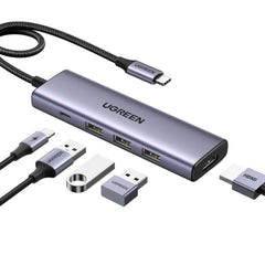 A Photo Of Ugreen 5-in-1 USB-C Hub (100W PD, 4K@30Hz HDMI) | CM511