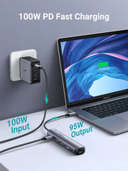 A Photo Of Ugreen 5-in-1 USB-C Hub (4K@60Hz HDMI, RJ45 Ethernet) | CM418