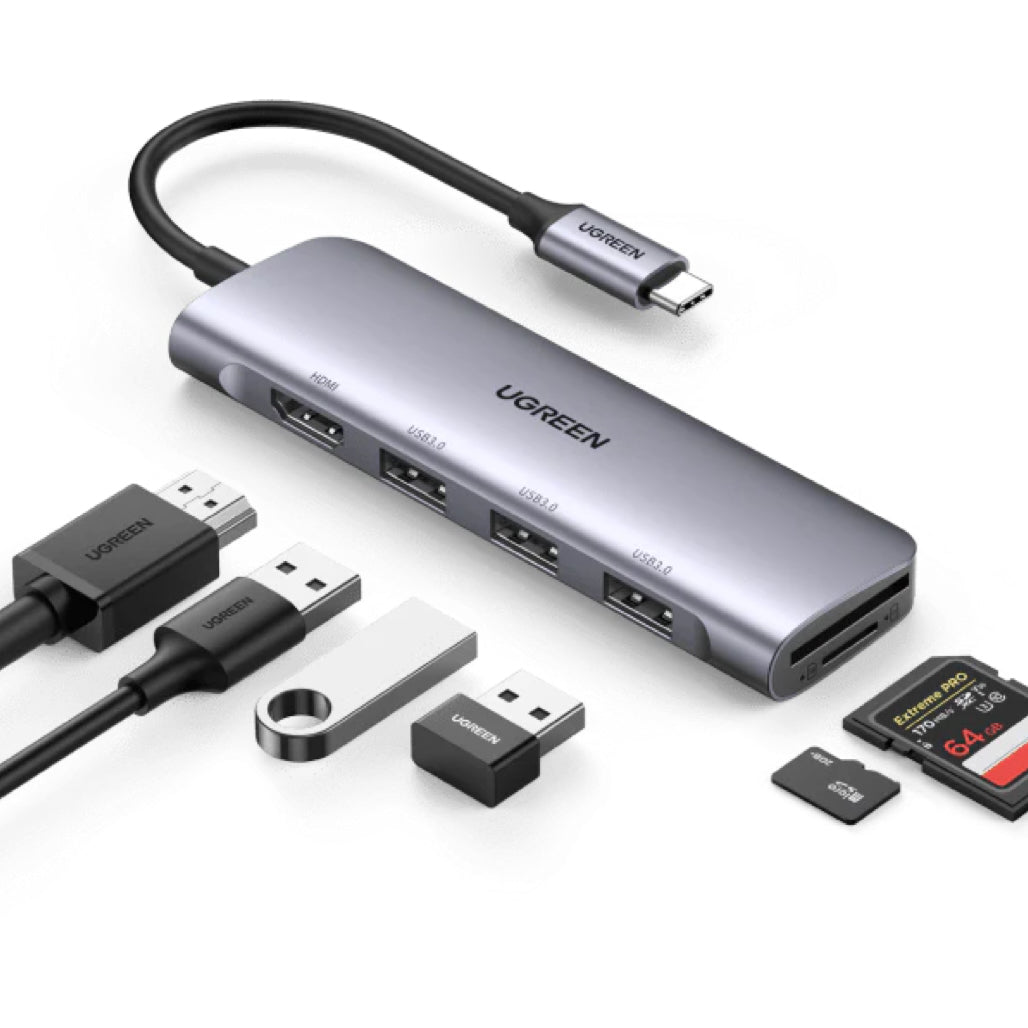 A Photo Of Ugreen 6-in-1 4K HDMI USB C Hub | CM511