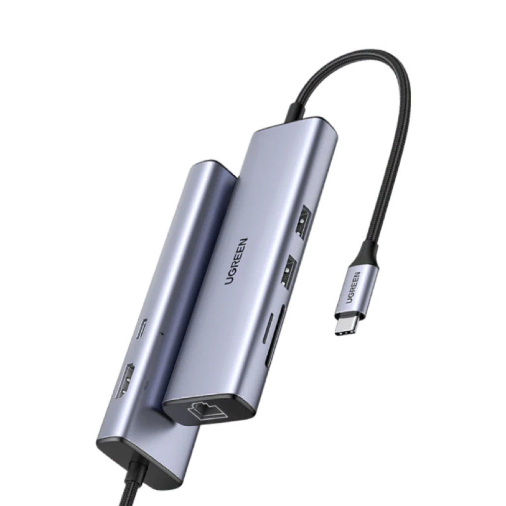 A Photo Of UGREEN 7-in-1 USB-C Hub (4K@30Hz HDMI, RJ45 Ethernet) | CM512