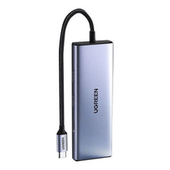 A Photo Of UGreen 9-in-1 USB-C Hub Adapter | Dual 4K HDMI, USB 3.0, Ethernet, SD/TF Card Reader | CM490