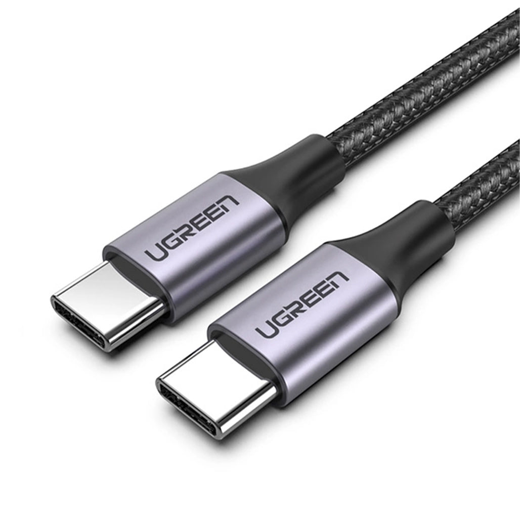 A Photo Of Ugreen US161 - 50751 USB-C 3.1 Cable 1.5m - Ultra-Fast 10Gb/s Data Transfer with 4K Video Support