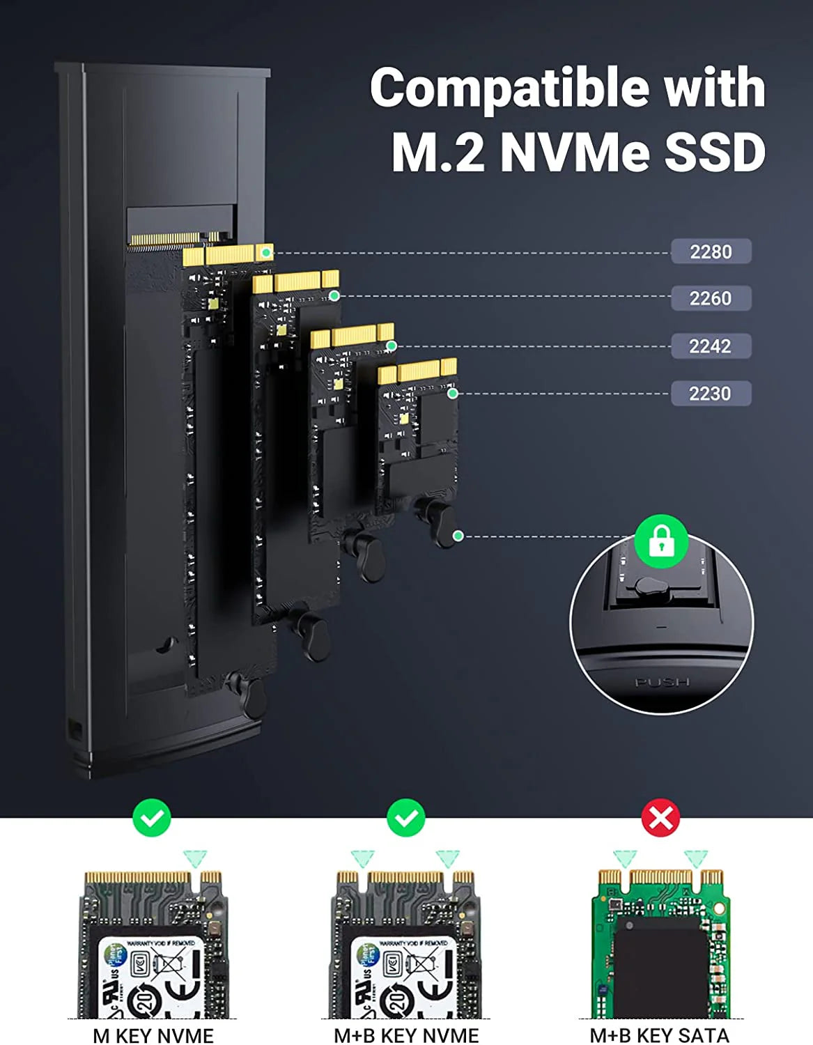 A Photo Of Ugreen M.2 NVMe SSD Enclosure Adapter | CM578