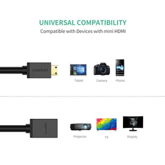 A Photo Of Ugreen Mini HDMI to HDMI Adapter Cable 4K@60Hz | 20137