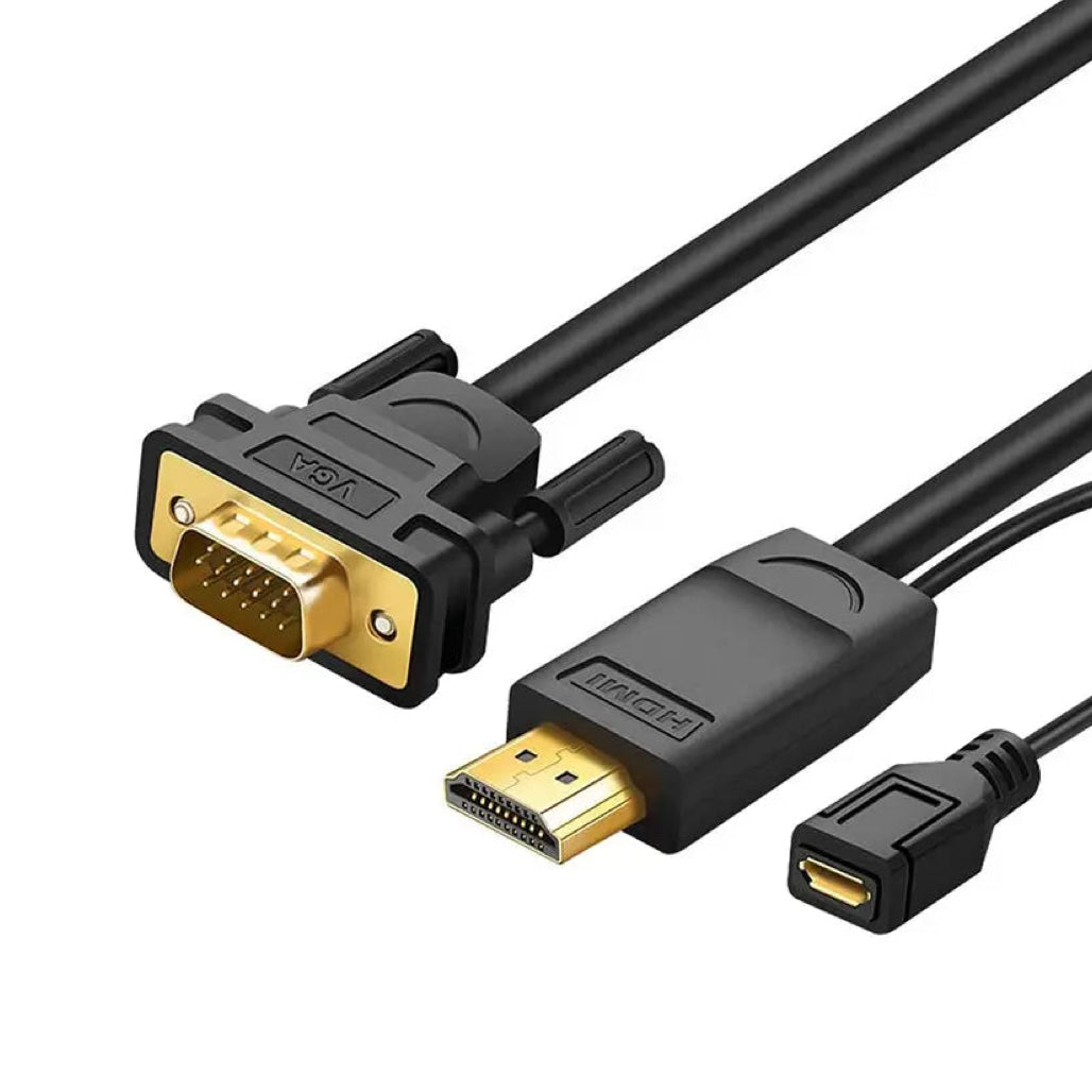 A Photo Of Ugreen 1.5M HDMI Male to VGA Male Converter Cable | MM101