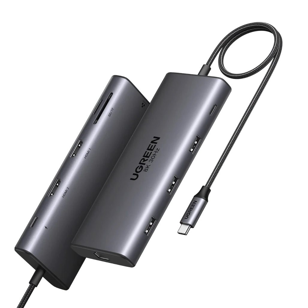 A Photo Of Ugreen Revodok Pro 210 10-in-1 USB-C Hub (Dual HDMI 4K@60Hz, 100W PD) | CM639