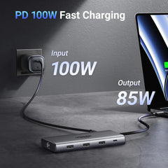 A Photo Of Ugreen Revodok Pro 210 10-in-1 USB-C Hub (Dual HDMI 4K@60Hz, 100W PD) | CM639