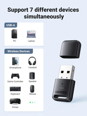 A Photo Of Ugreen USB Bluetooth 5.3 Adapter for PC | CM591