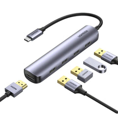 A Photo Of Ugreen USB C 5 in 1 Multiport Hub Ultra Slim | CM417