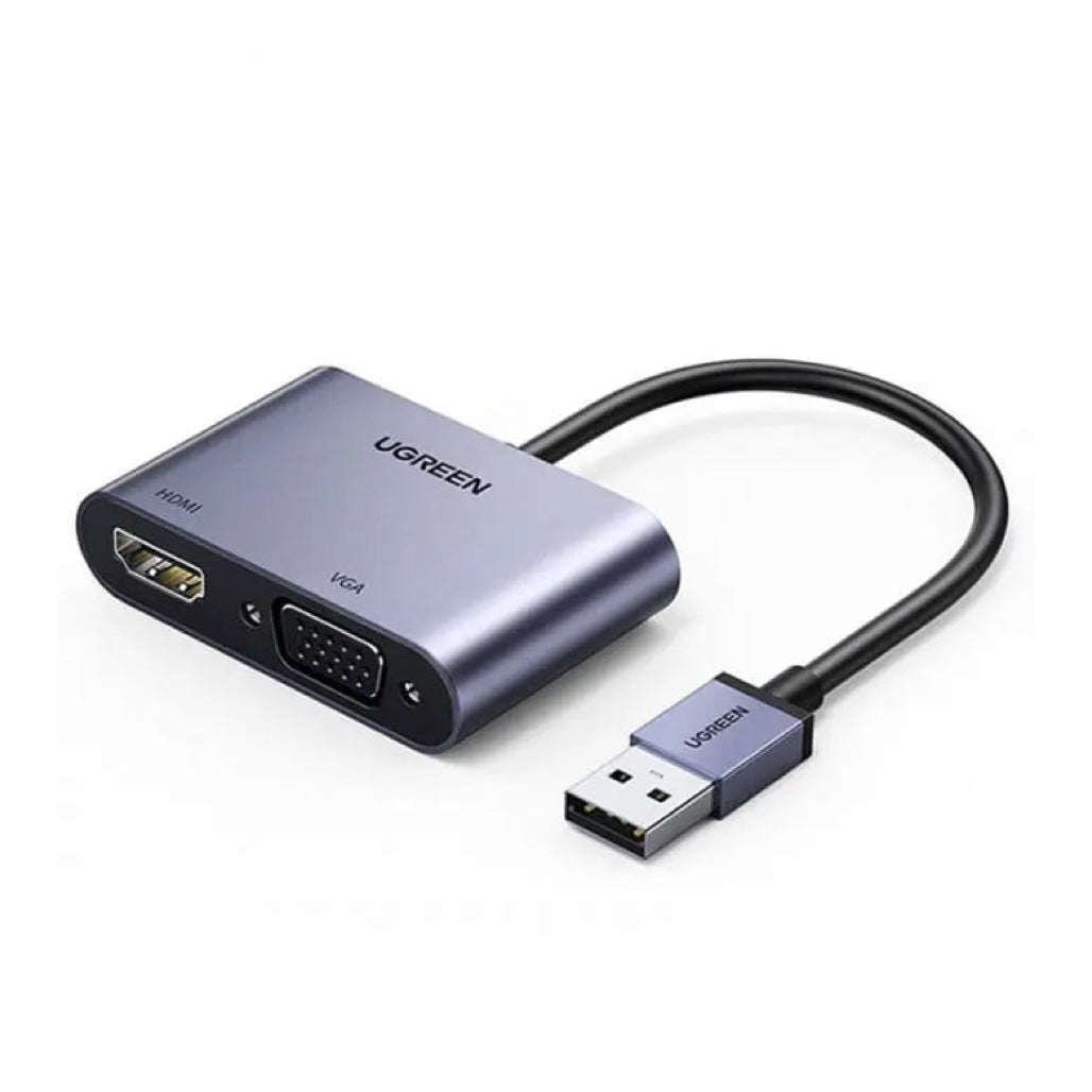 A Photo Of Ugreen USB 3.0 To 1080p HDMI + VGA Converter | CM449